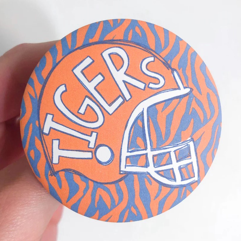 Handmade Game Day Buttons