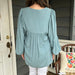 Back view of the Gigi peasant blouse.