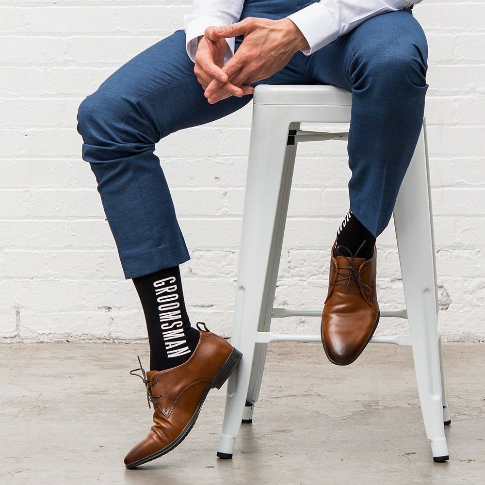 Men's Black Wedding Party Dress Socks Carolee's Men's Black Wedding Party Dress Socks Carolee's