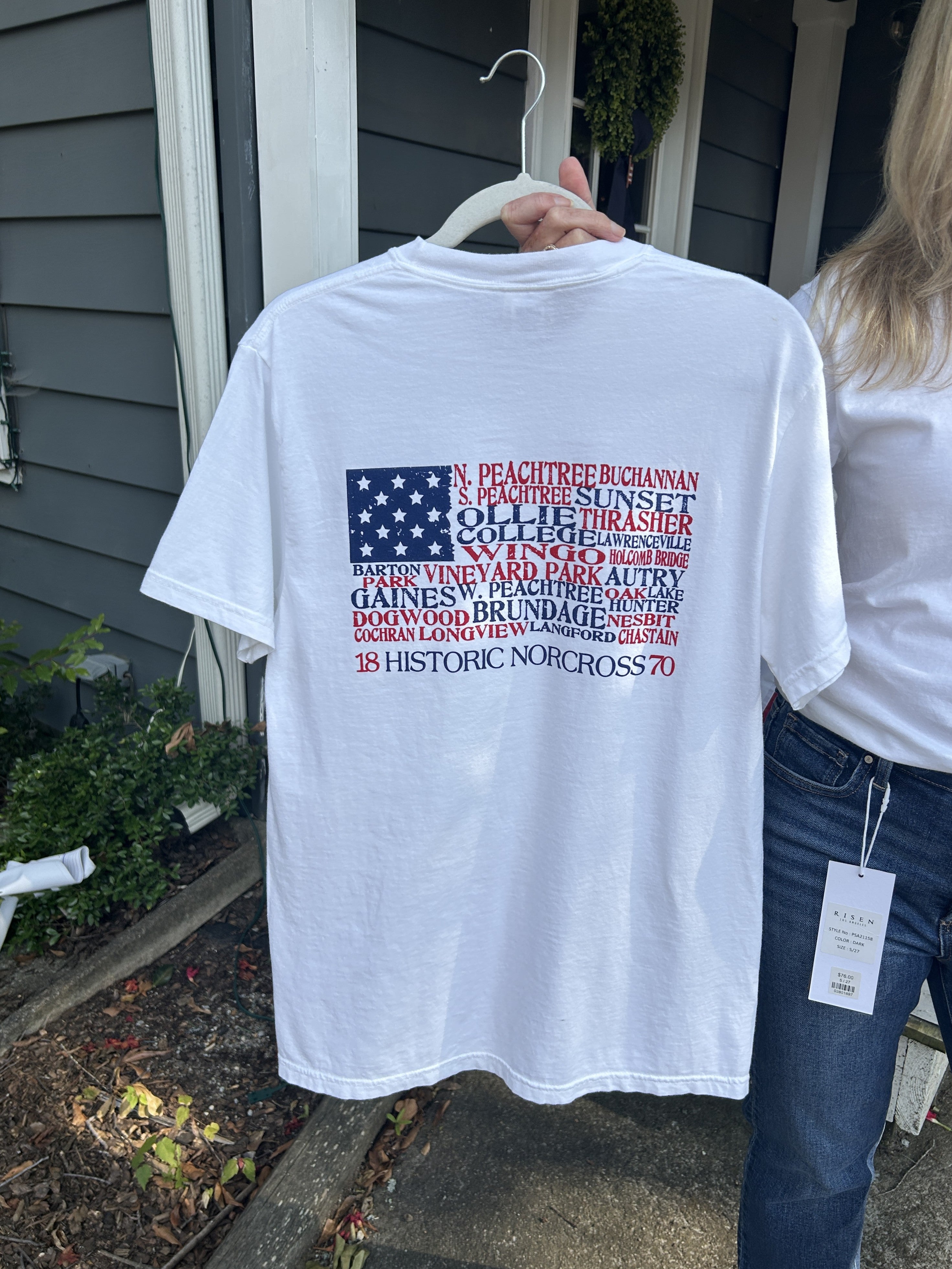 250th Edition of Norcross Street Names T-shirt