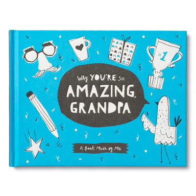 Celebrate Grandpa with this special keepsake fill-in book! Create stories, draw pictures, and give kids the opportunity to express their personality and imagination. It's the perfect way to create a treasured keepsake! 