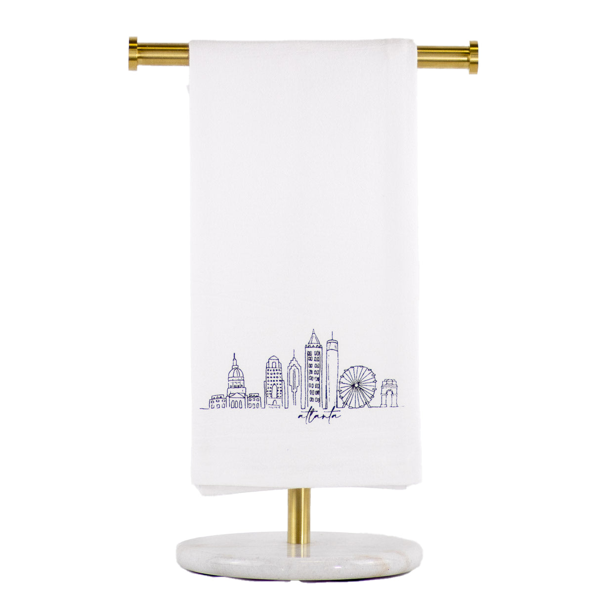Atlanta Skyline Tea Towel