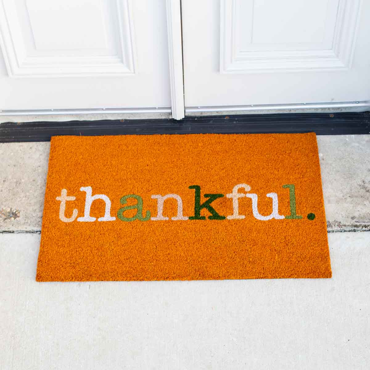 "Thankful" Doormat