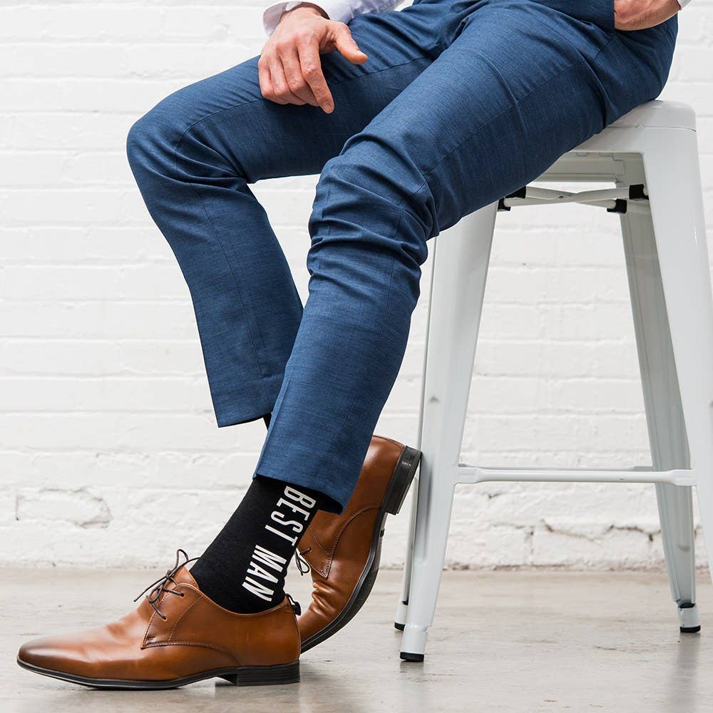 Men's Black Wedding Party Dress Socks Carolee's Men's Black Wedding Party Dress Socks Carolee's
