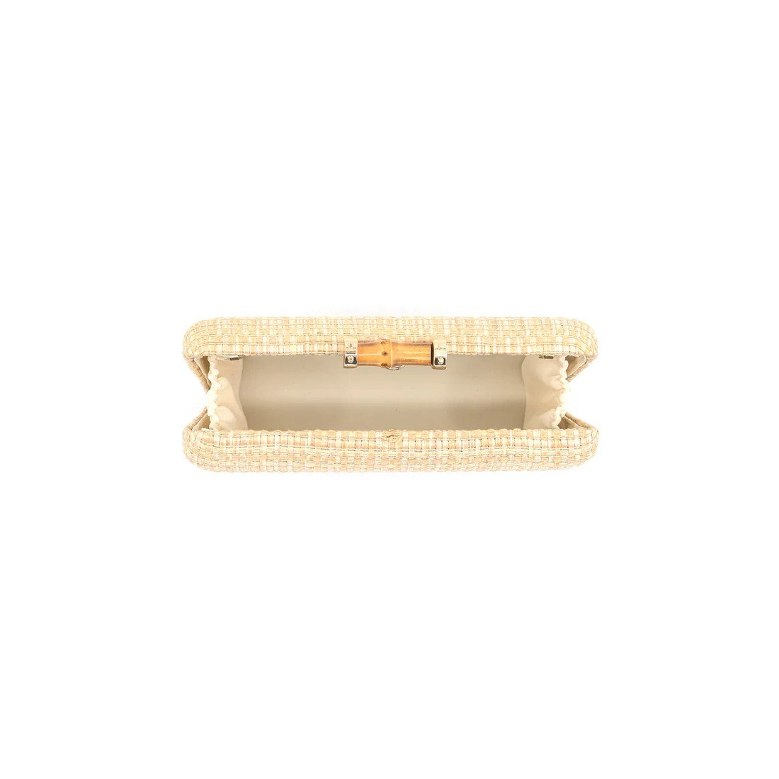 Straw Rectangular Clutch Bag
