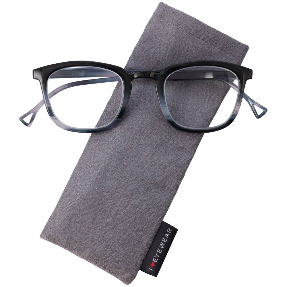 Collin Reading Glasses: Gray