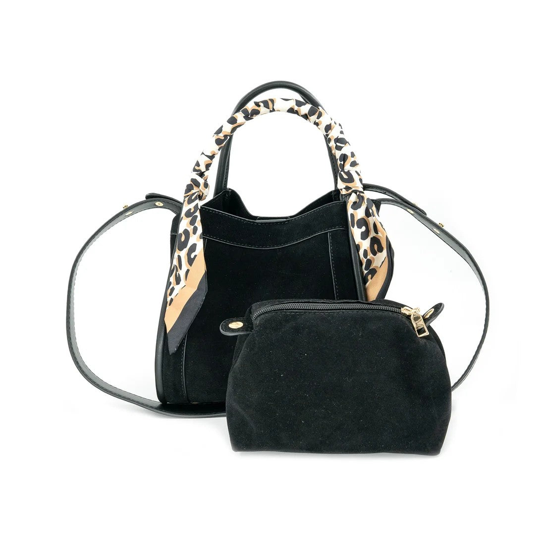 Gianna Faux Suede Bag