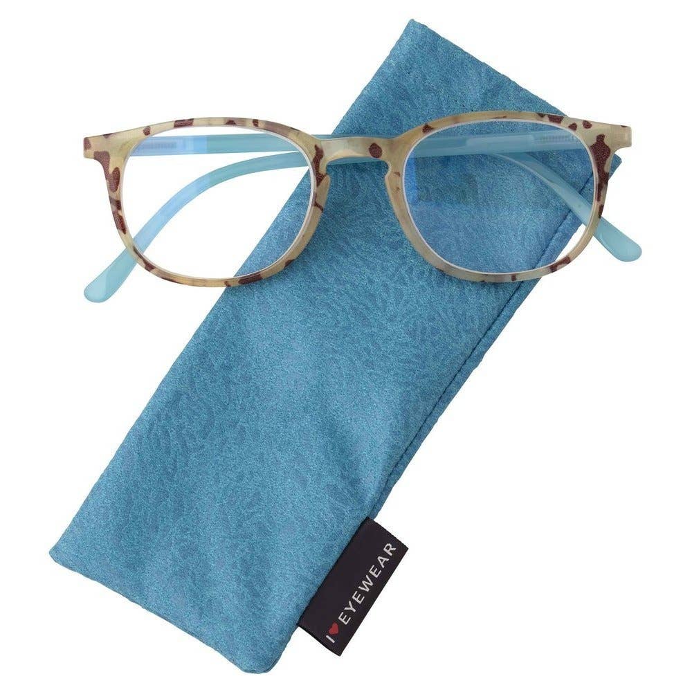 Larkspur Reading Glasses: Blue
