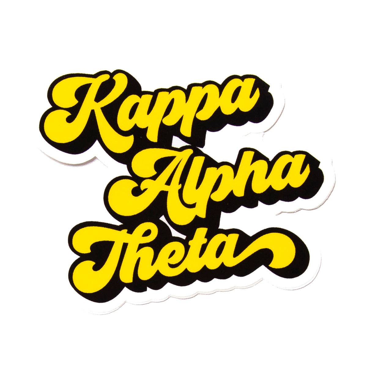 Sorority & Greek RETRO Decal Sticker