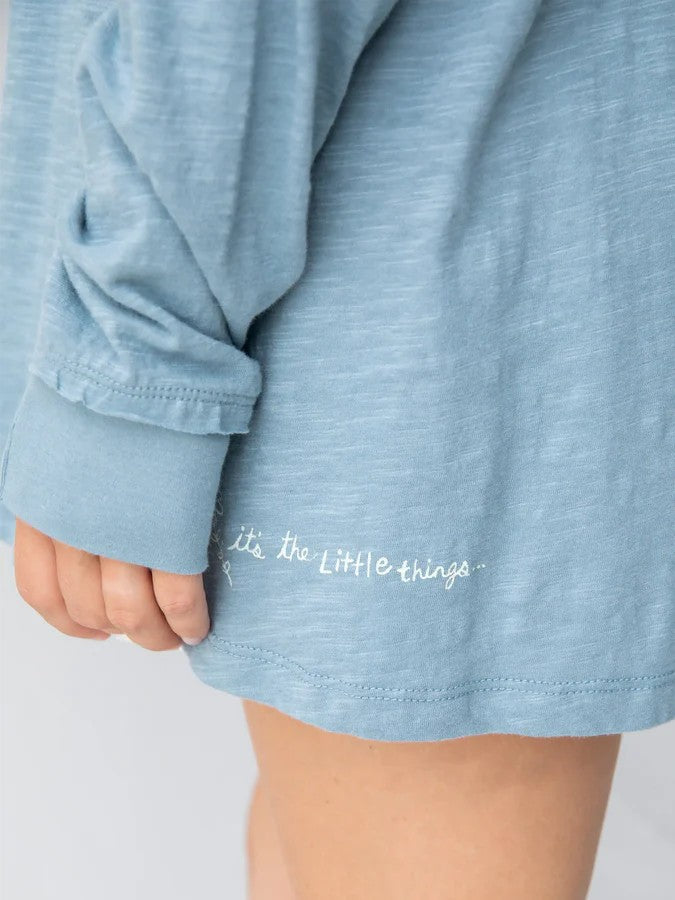 Oversized Cotton Doodle Tee