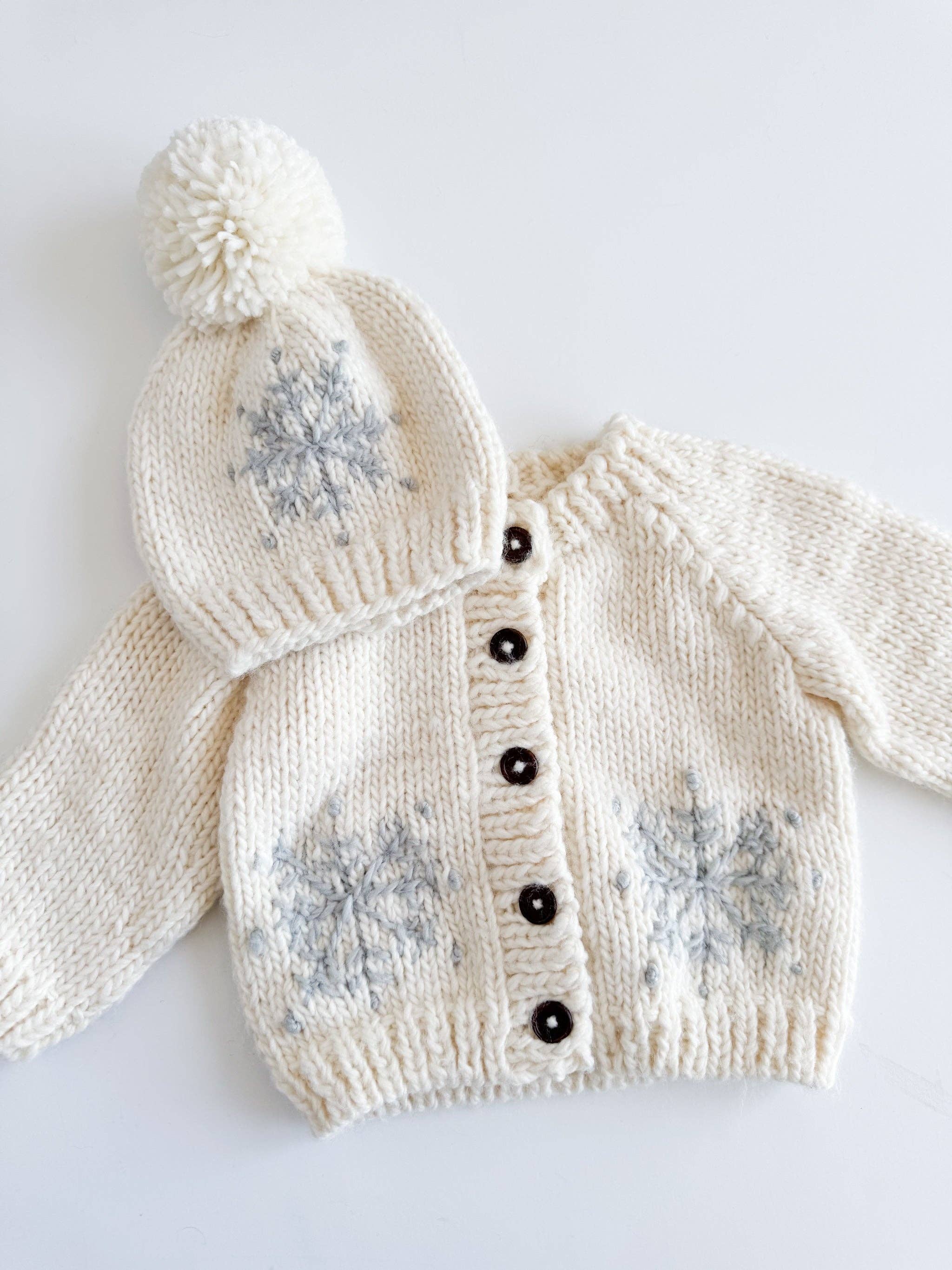 Baby Snowflake Cardigan