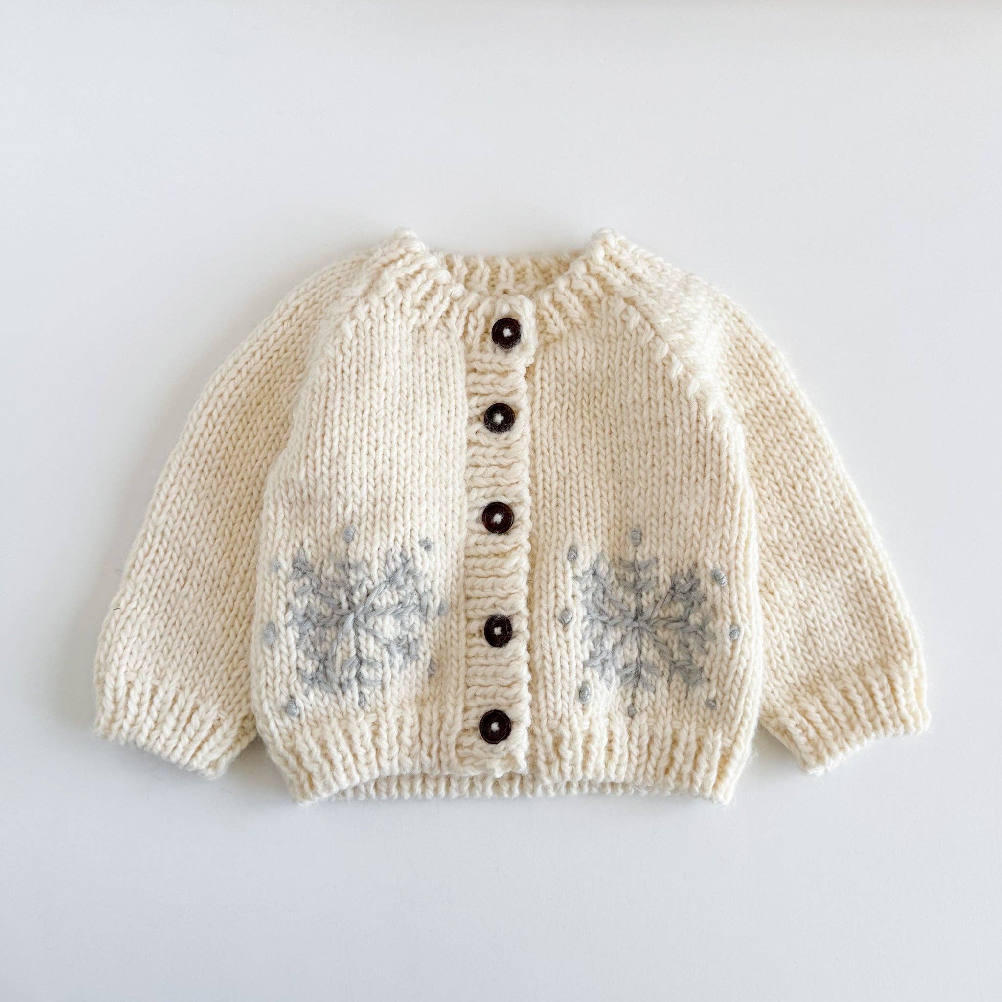 Baby Snowflake Cardigan