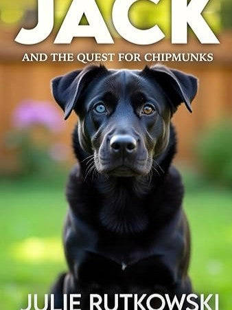 Jack, the big black Labrakita, knows he has it good. From adventurous walks with his family of people, to frequent visits from his comical cousins, to a soft bed and tasty snacks, Jack leads a full and happy life. Even so, there is one thing Jack feels he must do to prove himself a real dog. He must catch one of those infuriating chipmunks who scurry through his yard, taunting him with their constant chirping. After many days of careful observation, the time has come for Jack to execute his intrepid plan.


