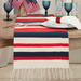 Celebrate your patriotic spirit with this charming Stripe Americana Runner. Featuring a classic red, white, and natural color palette, this versatile piece brings timeless holiday charm to any space. The decorative fringe ends add a rustic, handcrafted touch perfect for Independence Day, Memorial Day, and other patriotic occasions. An ideal accent for entryways, tables, or shelves during seasonal celebrations.

Dimensions: 16 x 72 Oblong

Material: 100% Cotton

Care Instructions: Spot clean
