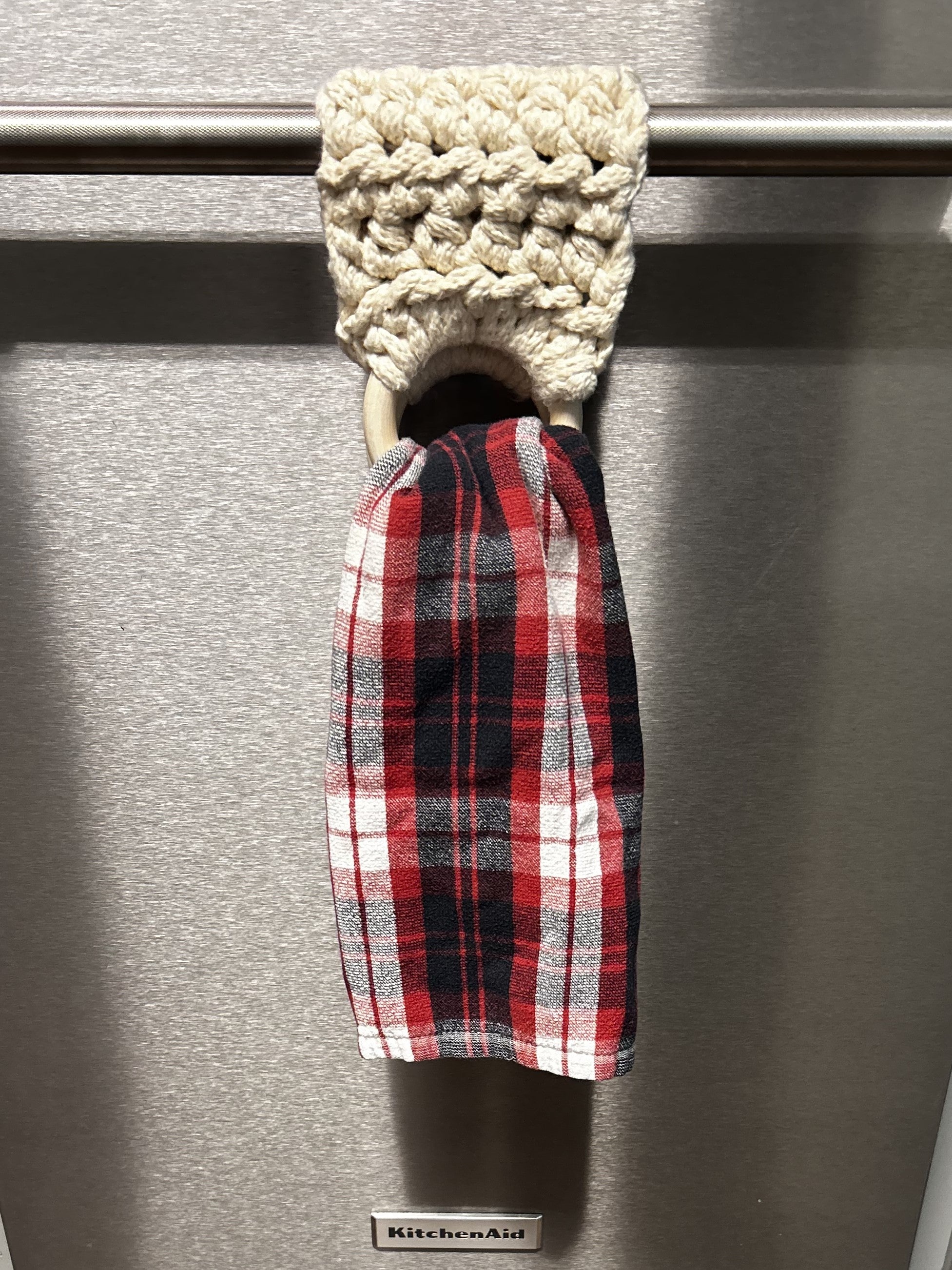 Crocheted Kitchen Towel Holders