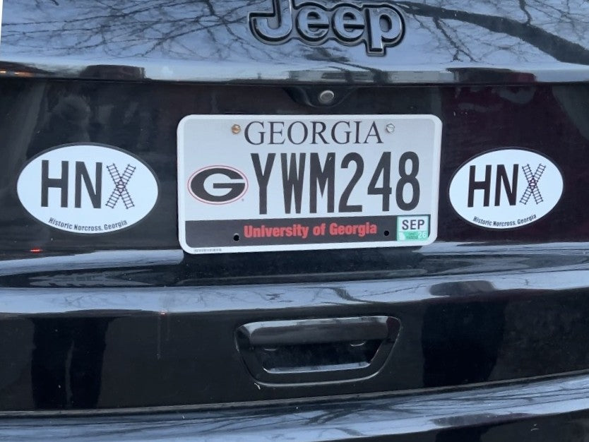 Historic Norcross Georgia Train Crossing Magnets