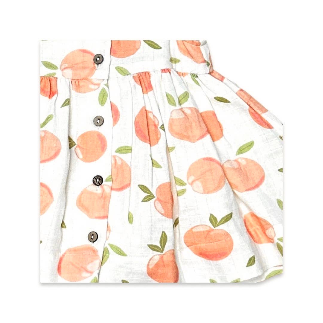 Peaches Peter Pan Baby Dress & Bloomer Set