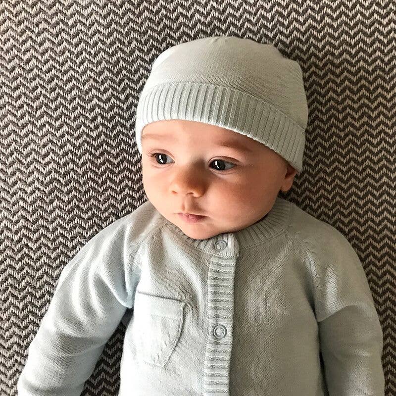 Milan Round Hat Baby Beanie (Sweater Knit)