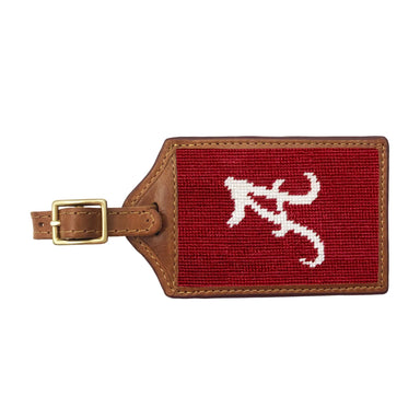 Needle point luggage tags perfect for repping your favorite team when traveling!