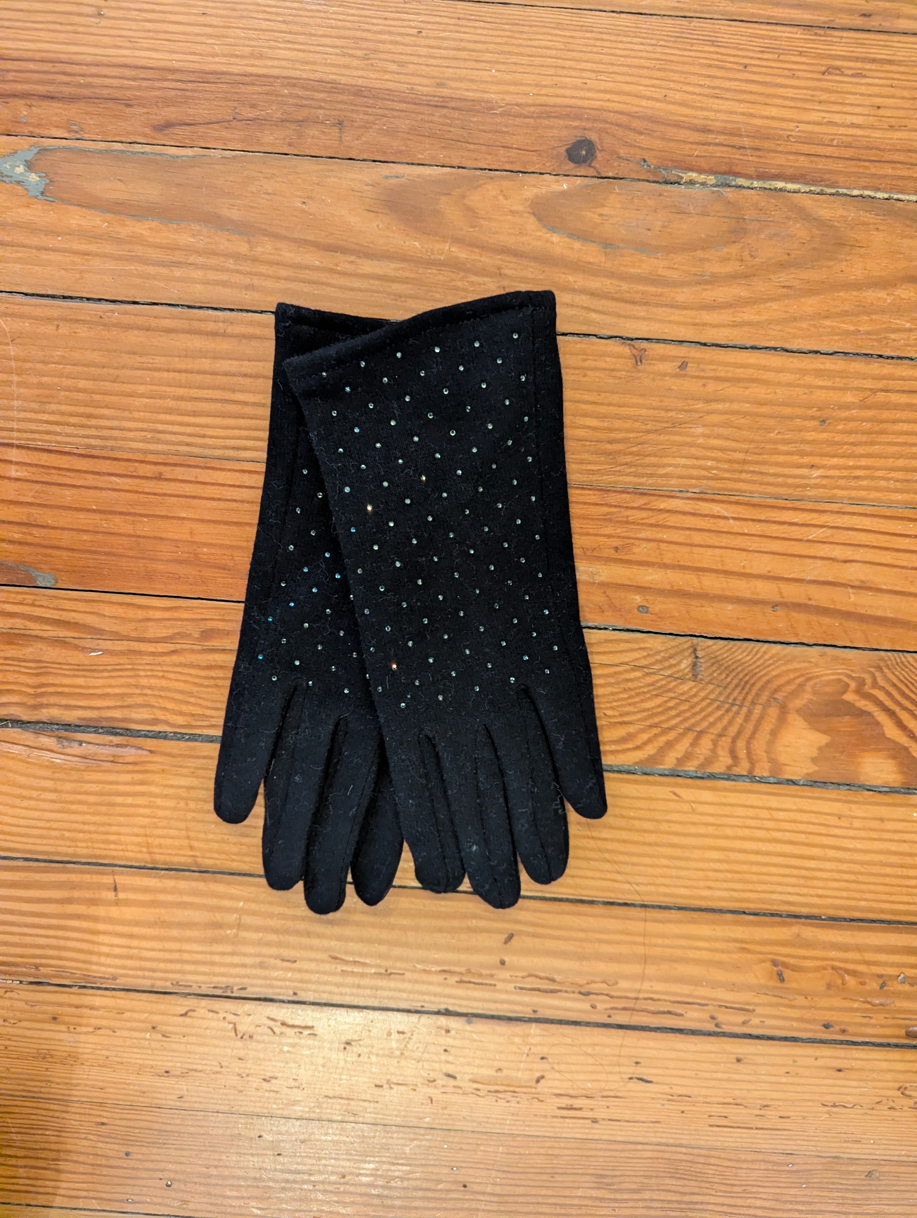 Glitter Gloves with Touch Screen Functionality