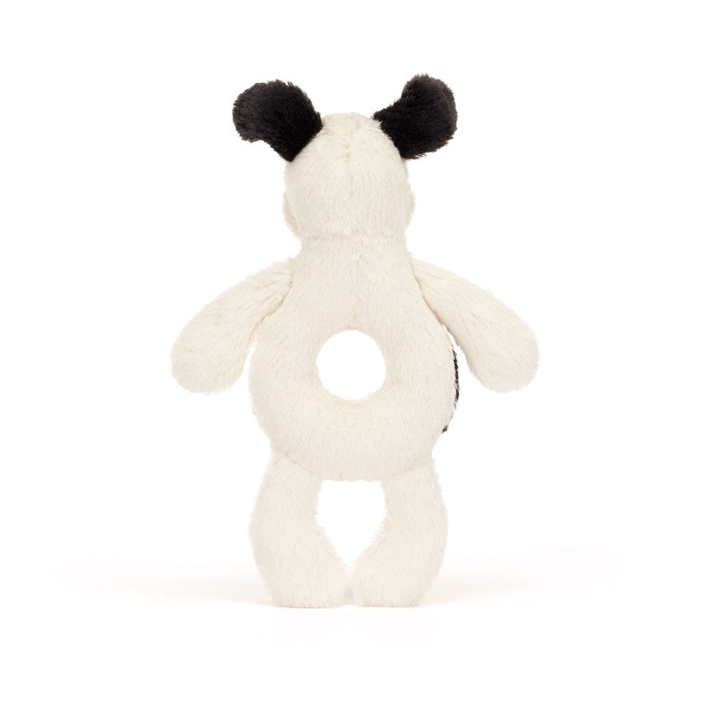 Rufferty (Black & Cream) Puppy Ring Rattle