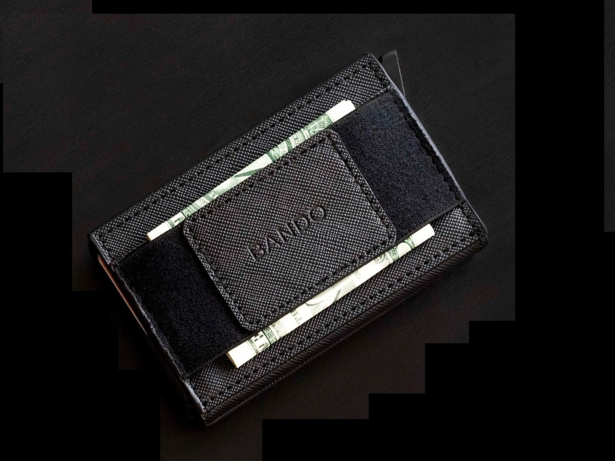 Bando Slim Utility Wallet in Black