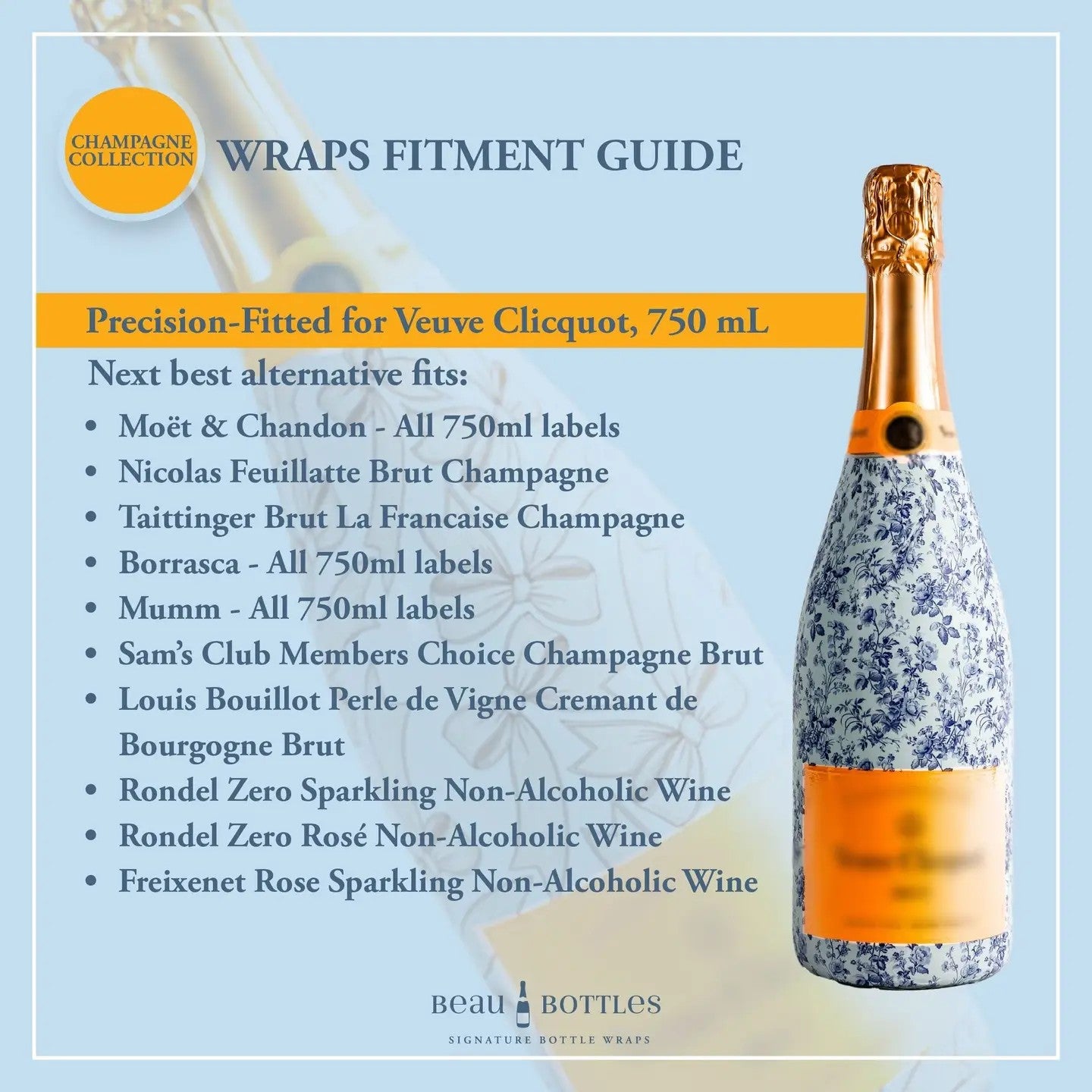 Champagne and Prosecco Bottle Wraps