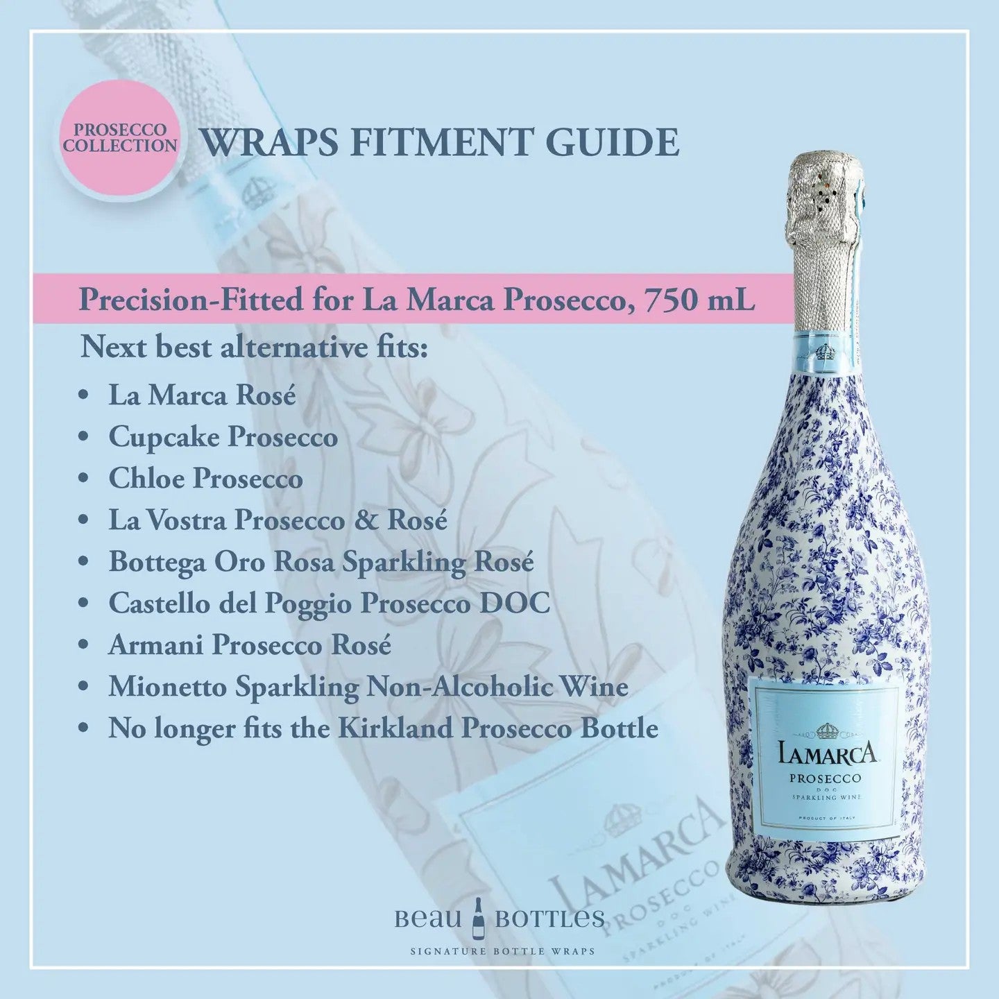 Champagne and Prosecco Bottle Wraps
