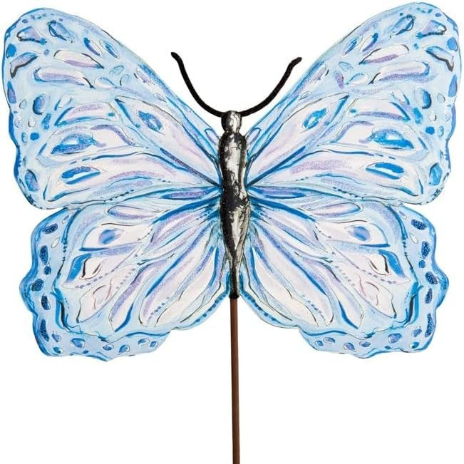 Beck's Blue Butterfly Garden Stake