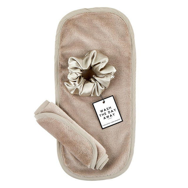 Face cloth and scrunchie set bridal party gift bachelorette party gift girls night gift spa party gift