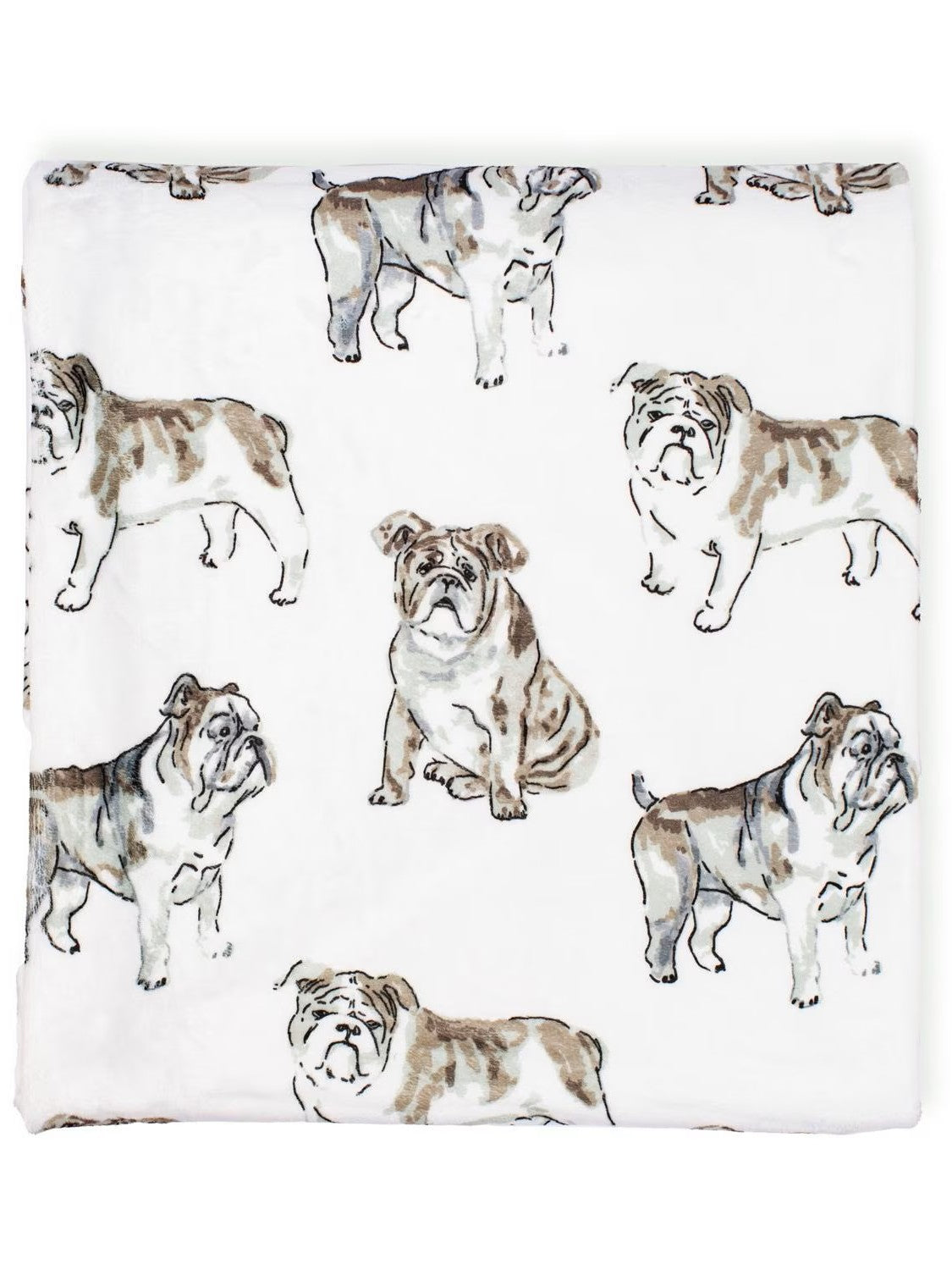 Forever Bulldog Throw - 50 x 60