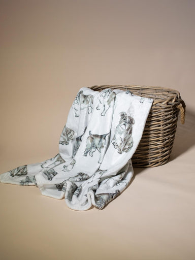 Wrap yourself in bulldog charm with the Forever Bulldog Throw. This 50 x 60 soft and cozy blanket features an adorable bulldog design that brings personality and warmth to any room. Perfect for snuggling on the couch, draping over a chair, or displaying as a statement piece, it's an ideal gift for any bulldog lover. Durable and comfortable, it's built to become your go-to throw for years to come.