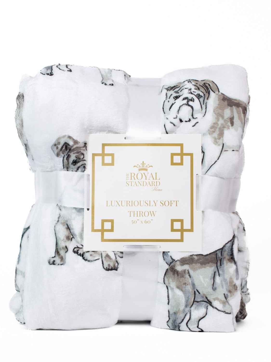 Forever Bulldog Throw - 50 x 60