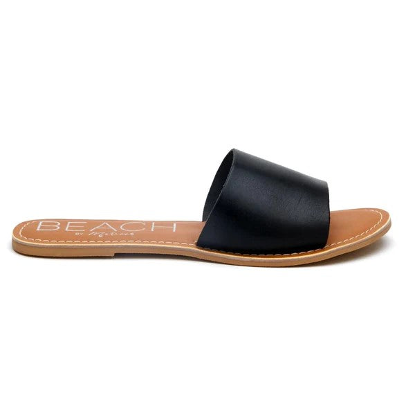 Cabana Leather Slide