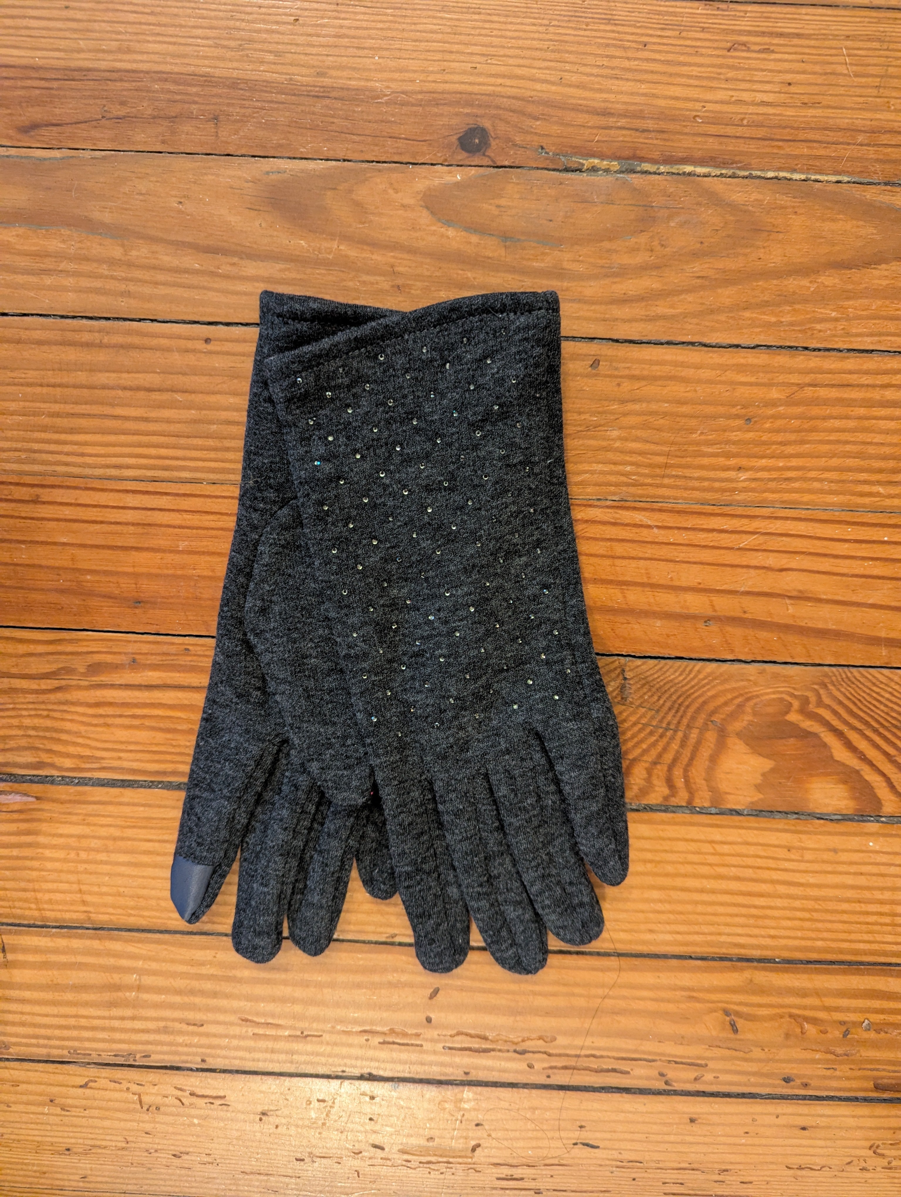 Glitter Gloves with Touch Screen Functionality