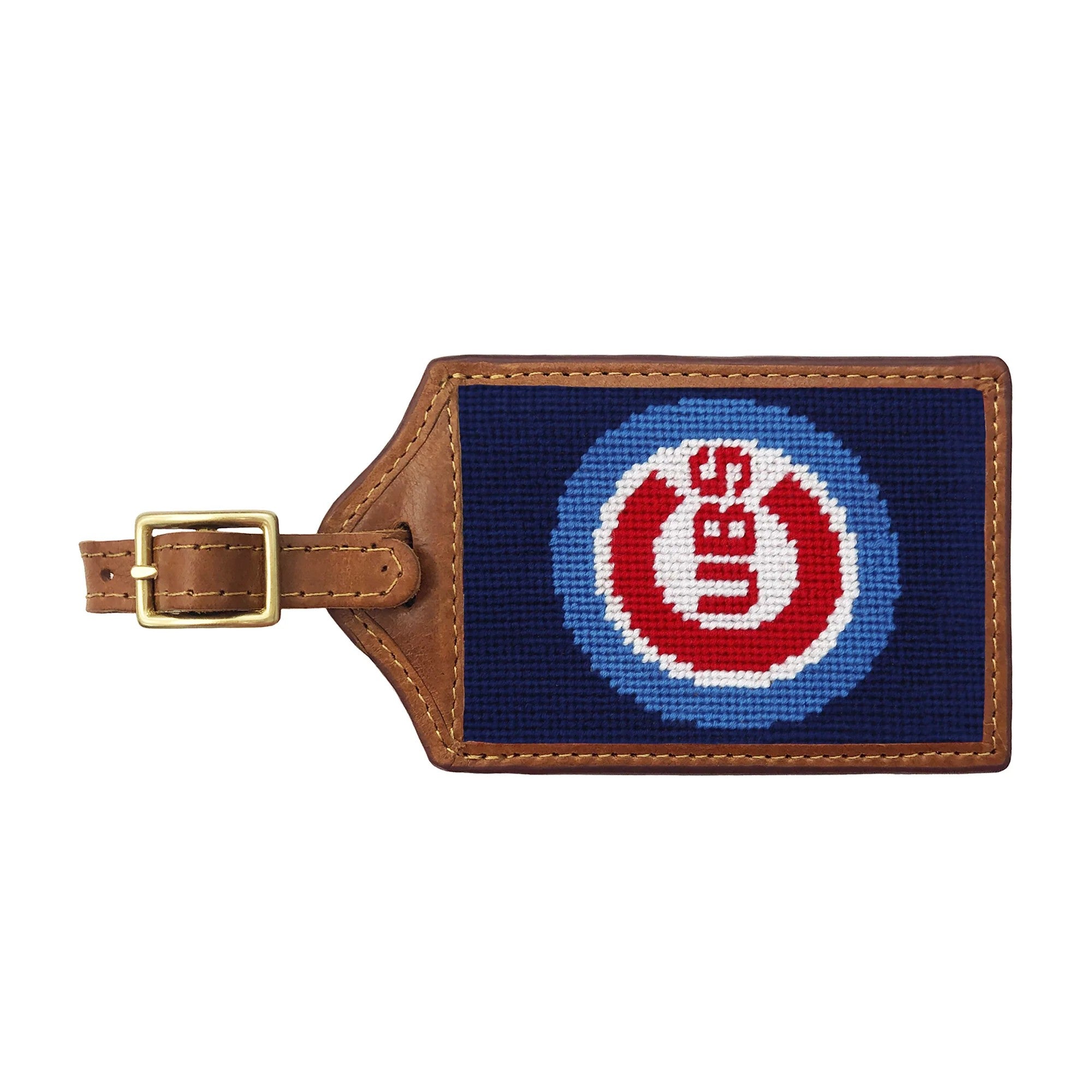 Needlepoint Luggage Tag
