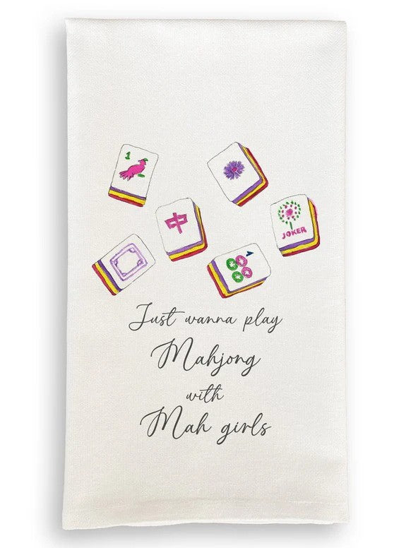 Mahjong Tea Towels
