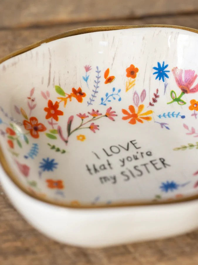 Antiqued Trinket Bowl/Dish