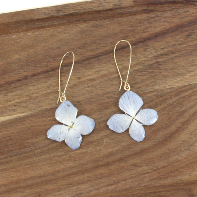 Blue Hydrangea Earrings