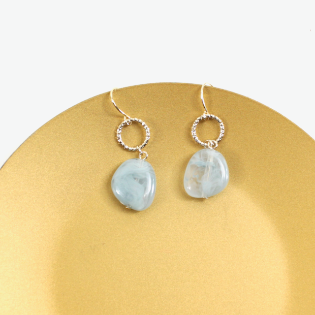 Marbled Dangle Earrings