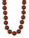 This Brown Beaded Necklace features substantial 20 mm beads in a rich, warm brown tone that brings depth and texture to any look. The generous bead size creates natural dimension. Versatile and timeless, adding warmth and character to your everyday style.

Length: 18"