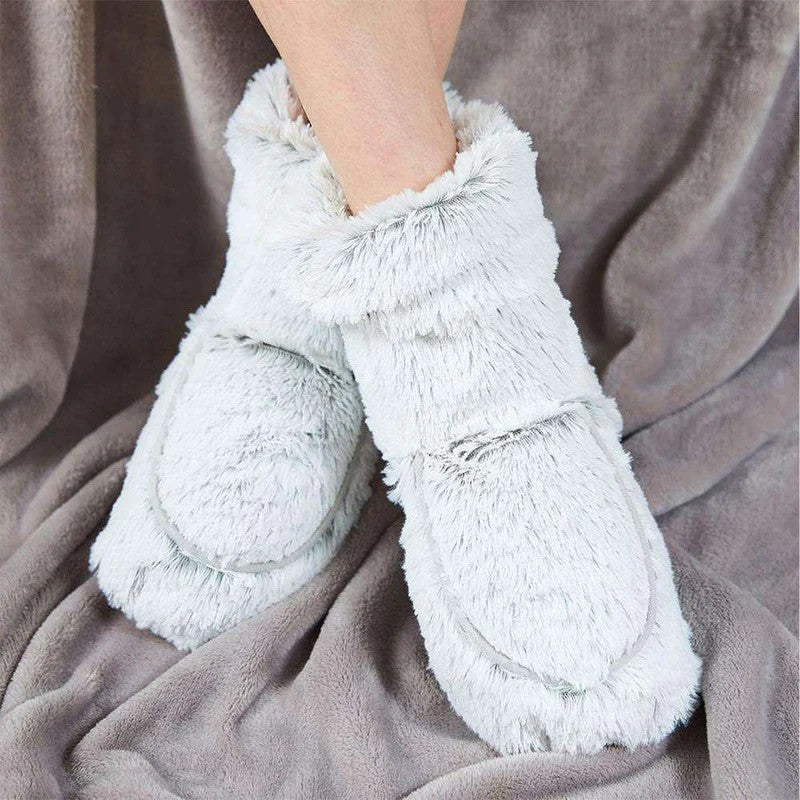 Marshmallow Gray Boots - Warmies