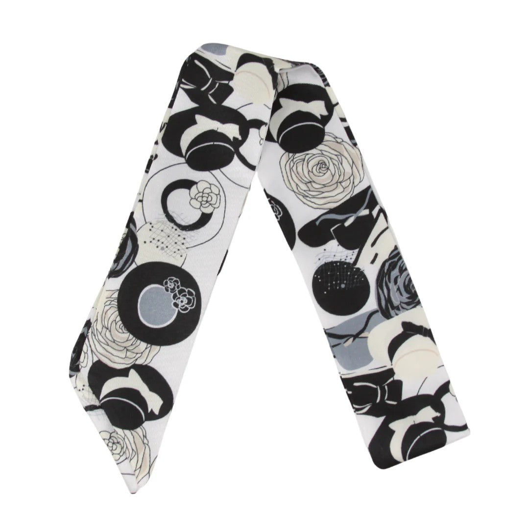 Skinny / "Twilly" Silk Print Scarves - GF