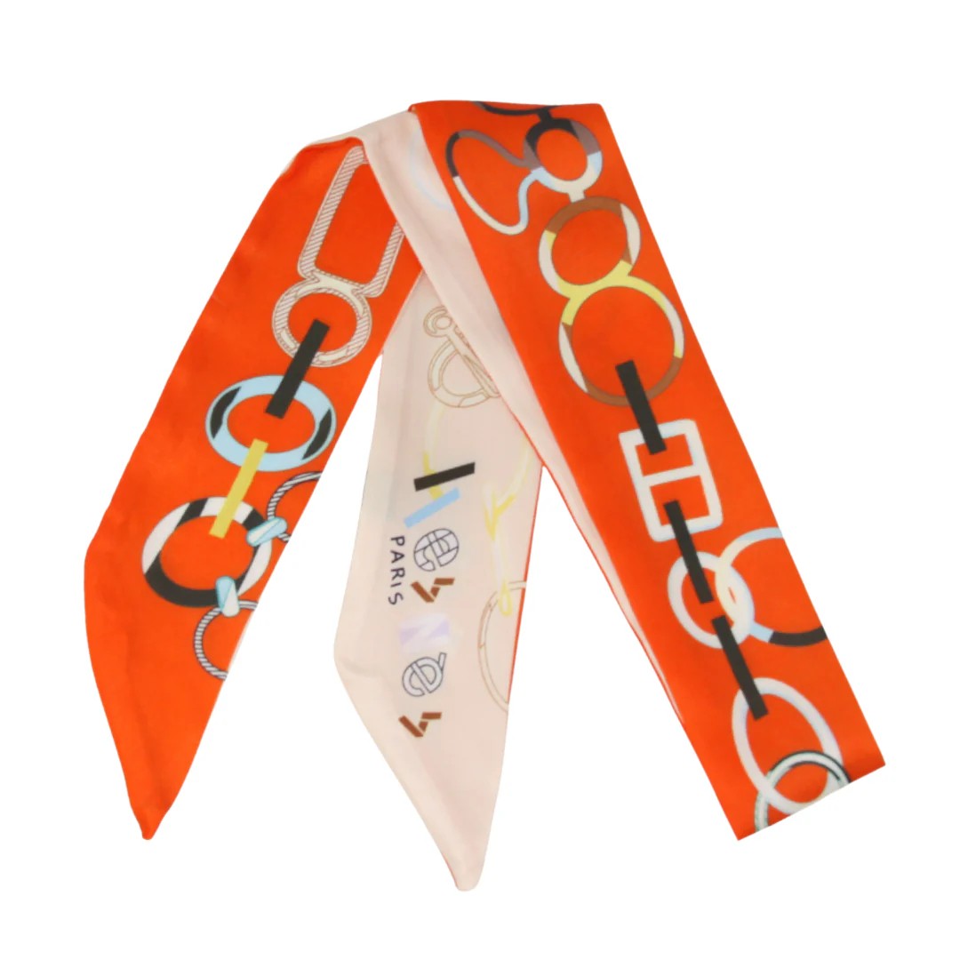 Skinny / "Twilly" Silk Print Scarves - GF