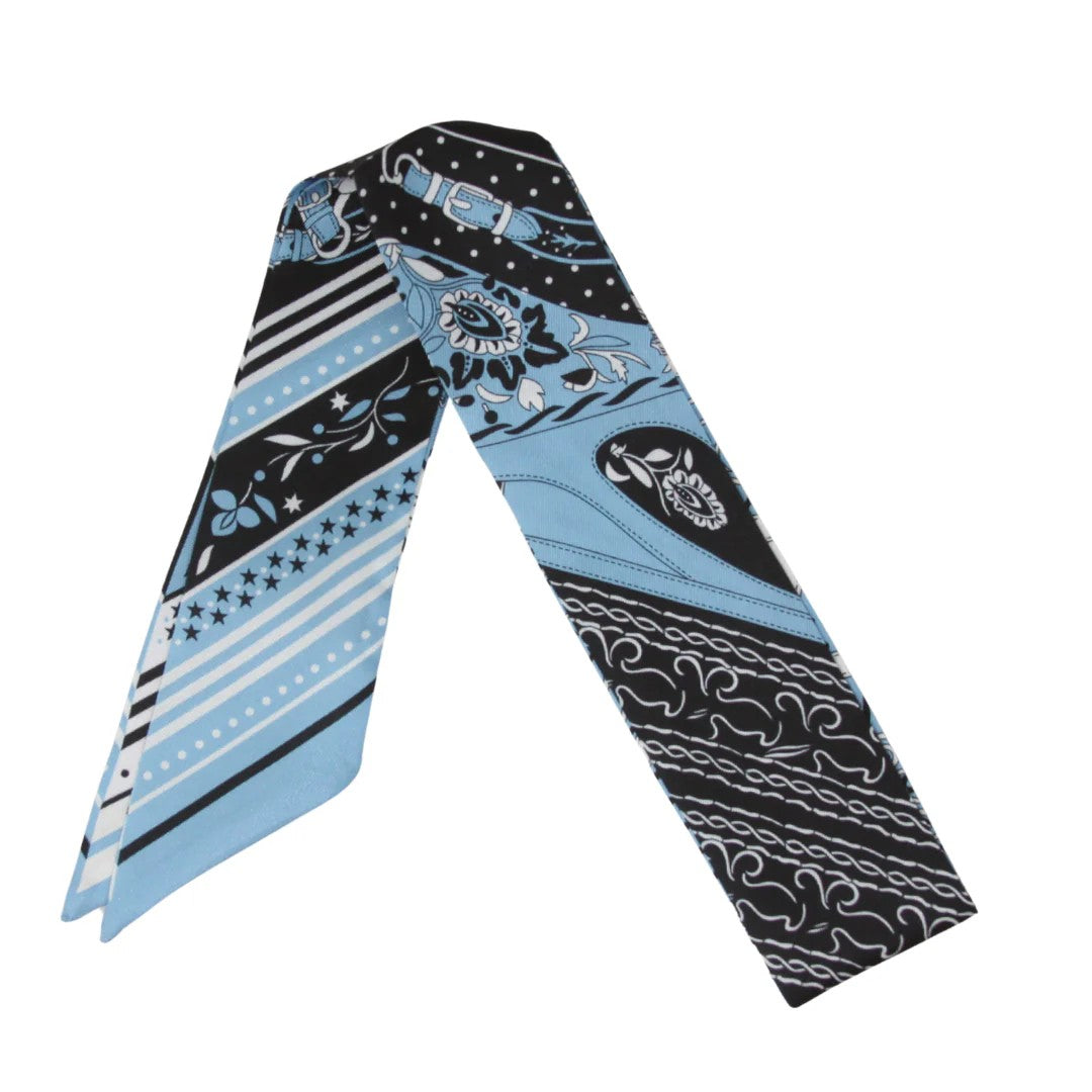 Skinny / "Twilly" Silk Print Scarves - GF