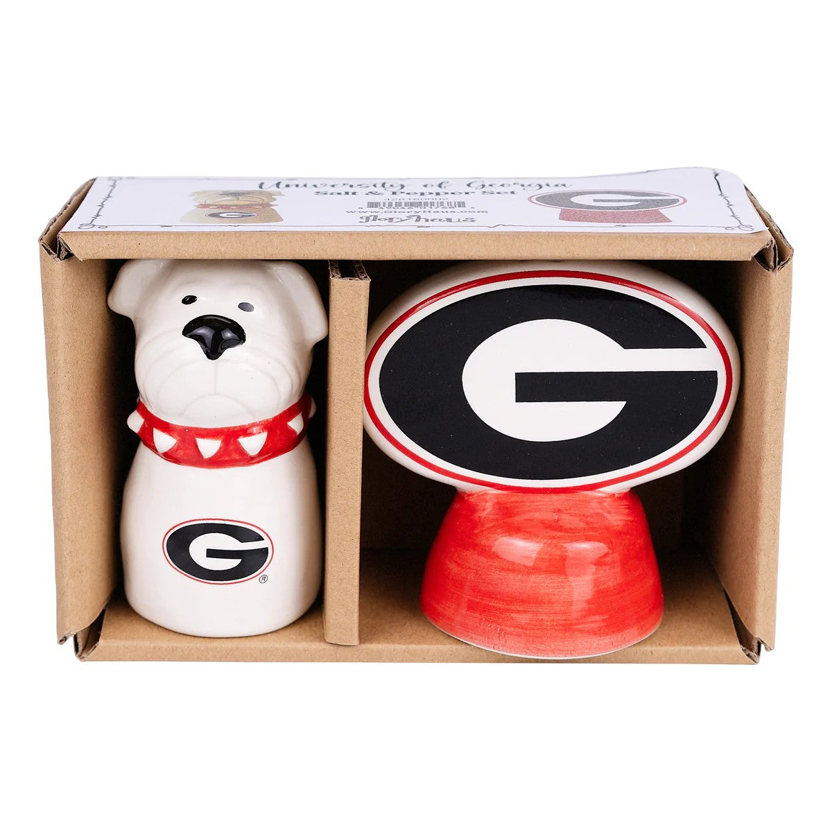 UGA Salt & Pepper Shaker Set