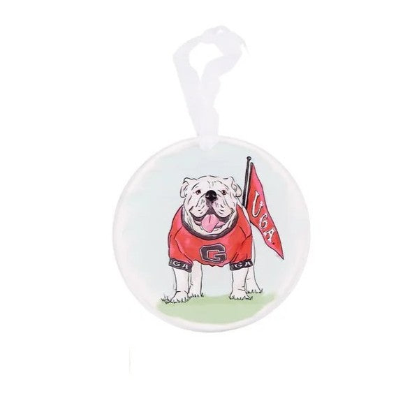 Collegiate Acrylic Ornaments - UGA