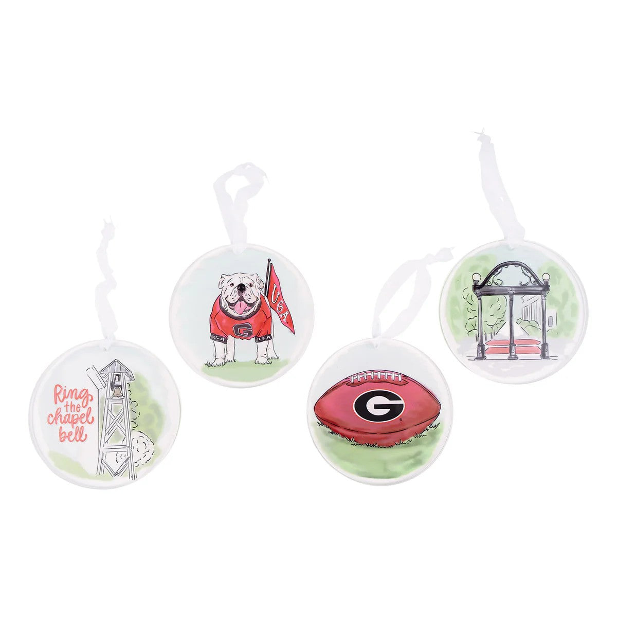 Show your spirit with these acrylic UGA Collegiate Ornaments! Are you a current student, parent, or alumni? These Collegiate Ornaments make the perfect gift and are a great way to show your school pride. Unique and vibrant, you’ll be inspired with every glance! Grab yours now - show your spirit!