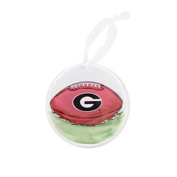 Collegiate Acrylic Ornaments - UGA