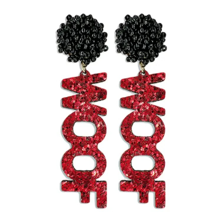 Sparkly Collegiate Earrings